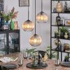 Koyoto Hanglamp, Kogellampje, Cluster hanglamp 30 cm Amber, Duidelijk, 3-lichts