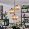 Koyoto Hanglamp, Kogellampje, Cluster hanglamp 30 cm Amber, 3-lichts