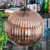 Koyoto Hanglamp, Kogellampje, Cluster hanglamp 30 cm Koperkleurig, 3-lichts