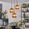 Koyoto Hanglamp, Kogellampje, Cluster hanglamp 30 cm Koperkleurig, 3-lichts