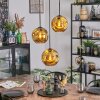 Ripoll Hanglamp, Kogellampje, Cluster hanglamp Goud, 3-lichts