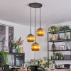 Koyoto Hanglamp, Kogellampje, Cluster hanglamp 30 cm Goud, 3-lichts
