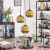 Koyoto Hanglamp, Kogellampje, Cluster hanglamp 30 cm Goud, 3-lichts