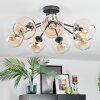 Koyoto Plafondlamp, Kogellampje 82 cm Amber, Duidelijk, 7-lichts