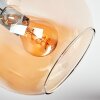 Koyoto Plafondlamp, Kogellampje 82 cm Amber, Duidelijk, 7-lichts
