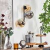 Gastor Kogellampje, Wandlamp Amber, Rookkleurig, 3-lichts