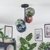 Ripoll Plafondlamp, Kogellampje Blauw, Groen, Koperkleurig, 4-lichts