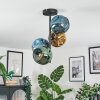 Ripoll Plafondlamp, Kogellampje Blauw, Goud, Groen, 4-lichts