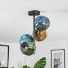 Ripoll Plafondlamp, Kogellampje Blauw, Goud, Groen, 4-lichts