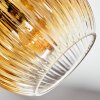 Koyoto Plafondlamp, Kogellampje 82 cm Goud, Duidelijk, 7-lichts