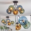 Ripoll Plafondlamp, Kogellampje Blauw, Goud, Groen, 5-lichts