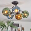Ripoll Plafondlamp, Kogellampje Blauw, Goud, Groen, 5-lichts