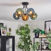 Ripoll Plafondlamp, Kogellampje Blauw, Goud, Groen, 5-lichts