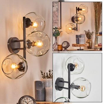Ripoll Kogellampje, Wandlamp Duidelijk, 3-lichts