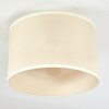 Bassagoda Plafondlamp Beige, Wit, 1-licht
