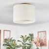 Bassagoda Plafondlamp Beige, Wit, 1-licht
