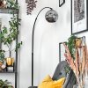 Ripoll Staande lamp, Booglampen Zwart, 1-licht