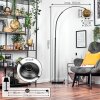 Ripoll Staande lamp, Booglampen Zwart, 1-licht