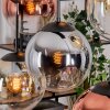Gastor Hanglamp, Kogellampje, Hanglamp Amber, Chroom, Duidelijk, Koperkleurig, Rookkleurig, 6-lichts