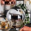 Gastor Hanglamp, Kogellampje, Hanglamp Amber, Chroom, Duidelijk, Koperkleurig, Rookkleurig, 6-lichts