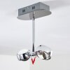 Florenz Plafondlamp LED Chroom, 2-lichts