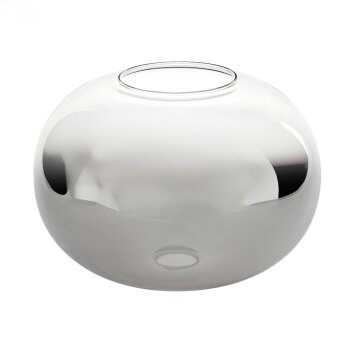 Glazen lampenkap  Apedo Reserve glas, reserveonderdeel Duidelijk, Rookkleurig