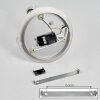 Morges Plafondlamp LED Chroom, 3-lichts