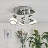 Morges Plafondlamp LED Chroom, 3-lichts