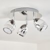 Morges Plafondlamp LED Chroom, 3-lichts