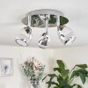 Morges Plafondlamp LED Chroom, 3-lichts