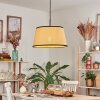 Chellas Hanglamp, Hanglamp Natuurlijke kleuren, Zwart, 1-licht
