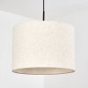 Bassagoda Hanglamp, Hanglamp Beige, Wit, 1-licht
