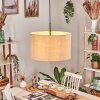 Flemming Hanglamp, Hanglamp Beige, Wit, 1-licht