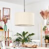 Flemming Hanglamp, Hanglamp Beige, Wit, 1-licht