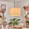 Flemming Hanglamp, Hanglamp Beige, Wit, 1-licht