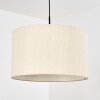 Flemming Hanglamp, Hanglamp Beige, Wit, 1-licht