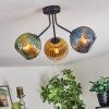 Koyoto Plafondlamp, Kogellampje 42 cm Blauw, Goud, Groen, Duidelijk, 3-lichts