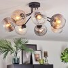 Koyoto Plafondlamp, Kogellampje 82 cm Amber, Duidelijk, Rookkleurig, 7-lichts