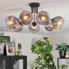 Ripoll Plafondlamp, Kogellampje Duidelijk, Rookkleurig, 7-lichts