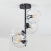 Koyoto Plafondlamp, Kogellampje Duidelijk, 4-lichts