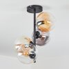 Gastor Plafondlamp, Kogellampje 32 cm Amber, Duidelijk, Rookkleurig, 4-lichts