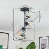 Ripoll Plafondlamp, Kogellampje Duidelijk, 4-lichts
