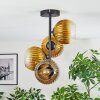 Koyoto Plafondlamp, Kogellampje 32 cm Goud, Duidelijk, 4-lichts