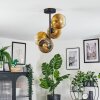 Koyoto Plafondlamp, Kogellampje 32 cm Goud, Duidelijk, 4-lichts