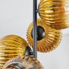 Koyoto Plafondlamp, Kogellampje 32 cm Goud, Duidelijk, 4-lichts