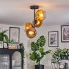 Koyoto Plafondlamp, Kogellampje 32 cm Goud, Duidelijk, 4-lichts