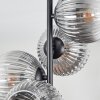 Koyoto Plafondlamp, Kogellampje 32 cm Duidelijk, Rookkleurig, 4-lichts