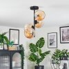 Koyoto Plafondlamp, Kogellampje Amber, 4-lichts