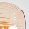 Koyoto Plafondlamp, Kogellampje Amber, 4-lichts
