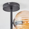 Koyoto Plafondlamp, Kogellampje Amber, 4-lichts